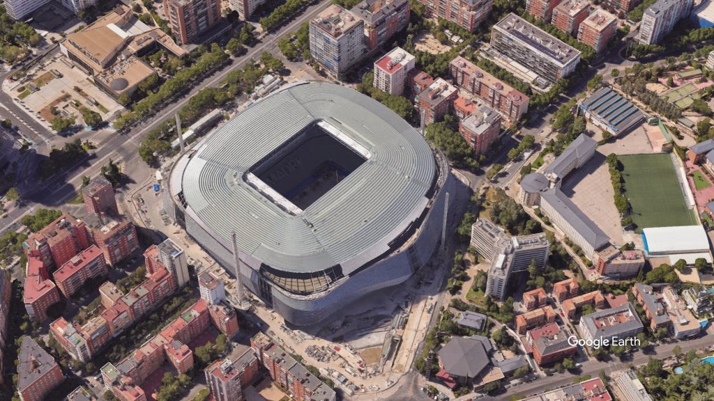 estadio santiago bernabeu