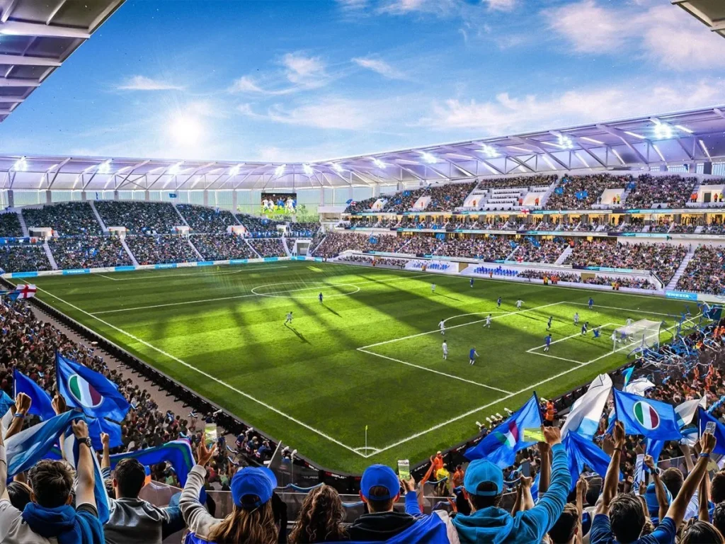 inside new venezia stadium