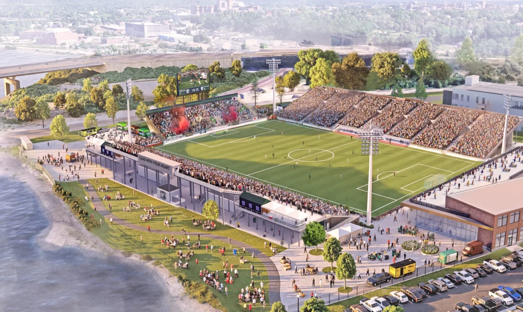 portland hearts of pine new stadium render